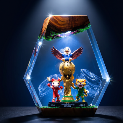 World Cup Resin Lamp
