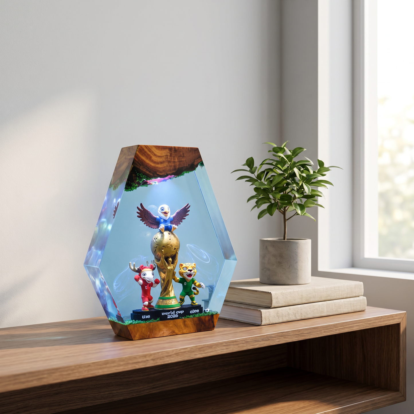 World Cup Resin Lamp